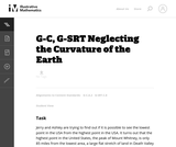 Neglecting the Curvature of the Earth