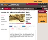 Introduction to Anglo-American Folk Music, Fall 2005 Introduction to Anglo-American Folk Music, Fall 2005