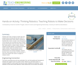 Thinking Robotics: Teaching Robots to Make Decisions