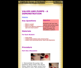 Valves and Pumps: A Demonstration