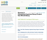 Version 2: Chemistry Capstone Essay Project: One World Essay