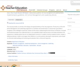 ACE School Management and Leadership: Implementation guidelines (Word)