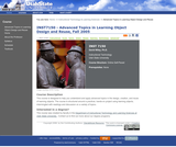 Advanced Topics in Learning Object Design and Reuse Advanced Topics in Learning Object Design and Reuse