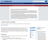 Alternative Discussion Formats: A Public Relations Campaign Alternative Discussion Formats: A Public Relations Campaign
