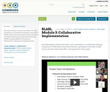 SLASL Module 3: Collaborative Implementation