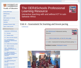 Assessment for Learning and Lesson Pacing Assessment for Learning and Lesson Pacing