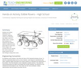 Edible Rovers â High School