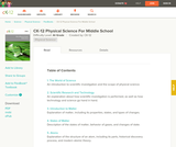 Physical Science for Middle School