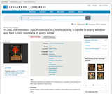 10,000,000 Members by Christmas On Christmas Eve, a Candle in Every Window and Red Cross Members in Every Home. 10,000,000 Members by Christmas On Christmas Eve, a Candle in Every Window and Red Cross Members in Every Home.