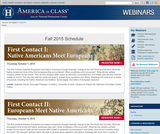 America in Class: Online Seminars America in Class: Online Seminars