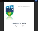 Common Assessment Methods in Higher Education Common Assessment Methods in Higher Education
