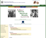 The Making of African American Identiy Volume 3, 1917-1968: Primary Sources