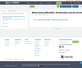 Math Lesson (Moodle) - Archimedes and the Circle