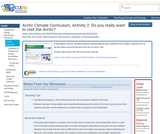 Arctic Climate Curriculum, Activity 2: Do you really want to visit the Arctic?