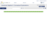 Advanced Algebra II: Conceptual Explanations Advanced Algebra II: Conceptual Explanations