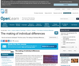 the Making of Individual Differences the Making of Individual Differences