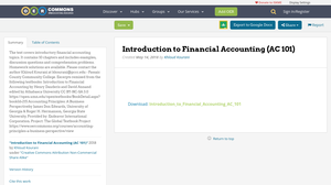 Introduction to Financial Accounting (AC 101) | OER Commons