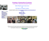 Creating a Community of Learners: Lessons from a High School Journalism Program Creating a Community of Learners: Lessons from a High School Journalism Program