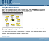 Using Moodle in Education