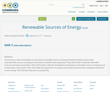 Renewable Sources of Energy Renewable Sources of Energy