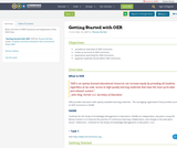 Getting Started with OER