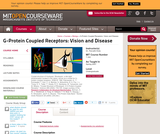 G-Protein Coupled Receptors: Vision and Disease, Spring 2007 G-Protein Coupled Receptors: Vision and Disease, Spring 2007