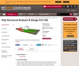 Ship Structural Analysis and Design (13.122), Spring 2003 Ship Structural Analysis and Design (13.122), Spring 2003