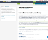 Intro to Macromolecules Intro to Macromolecules