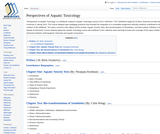 Perspectives of Aquatic Toxicology