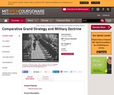 Comparative Grand Strategy and Military Doctrine, Fall 2004 Comparative Grand Strategy and Military Doctrine, Fall 2004