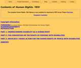 Human Rights. YES! Action and Advocacy on theRights of Persons with Disabilities Human Rights. YES! Action and Advocacy on theRights of Persons with Disabilities