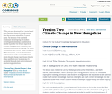 Version Two: Climate Change in New Hampshire Version Two: Climate Change in New Hampshire