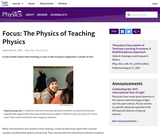 The Physics of Teaching Physics
