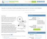 Understanding Movement in Humans and Robots