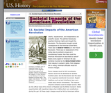 12. Societal Impacts of the American Revolution 12. Societal Impacts of the American Revolution