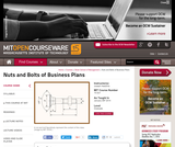 Nuts and Bolts of Business Plans Nuts and Bolts of Business Plans