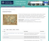 Great Writers Inspire: Colonial Writers Great Writers Inspire: Colonial Writers