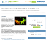 Introduction to Genetic Engineering and Its Applications