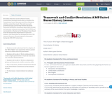 Teamwork and Conflict Resolution: A MS United States History Lesson