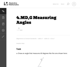 4.MD,G Measuring Angles 4.MD,G Measuring Angles