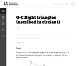 Right Triangles Inscribed in Circles II