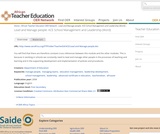 ACE School Management and Leadership: Lead and Manage people (Word)