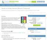 Element, Mixture, Compound