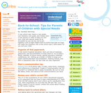 Back-to-School Tips for Parents Back-to-School Tips for Parents