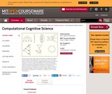 Computational Cognitive Science, Fall 2004 Computational Cognitive Science, Fall 2004