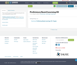Proficiency Based Learning 101 Proficiency Based Learning 101