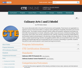 Culinary Arts 1 and 2 Model Culinary Arts 1 and 2 Model
