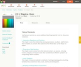 Algebra - Basic (Student's Edition) Algebra - Basic (Student's Edition)