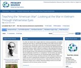 Teaching the "American War": Looking at the War in Vietnam Through Vietnamese Eyes Teaching the "American War": Looking at the War in Vietnam Through Vietnamese Eyes