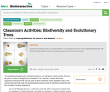 Biodiversity and Evolutionary Trees Biodiversity and Evolutionary Trees